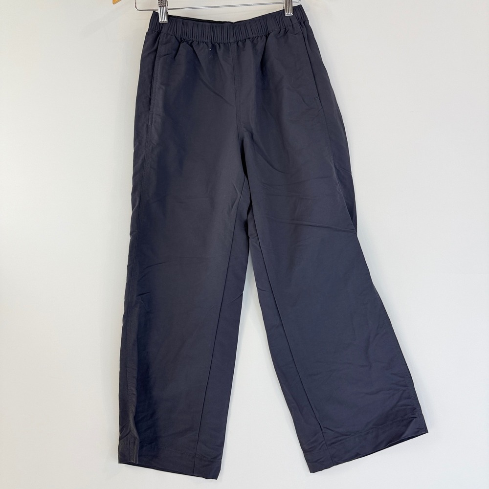 Patagonia Outdoor Everyday Pants Women XS Smolder Blue Wide Leg Crop 22035